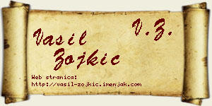 Vasil Zojkić vizit kartica